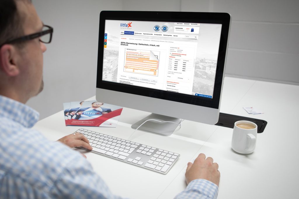 Litfax-Website-Ansicht